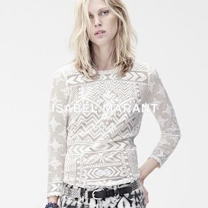 🌈SOLD🌈Isabel Marant Pour H&M white lace top